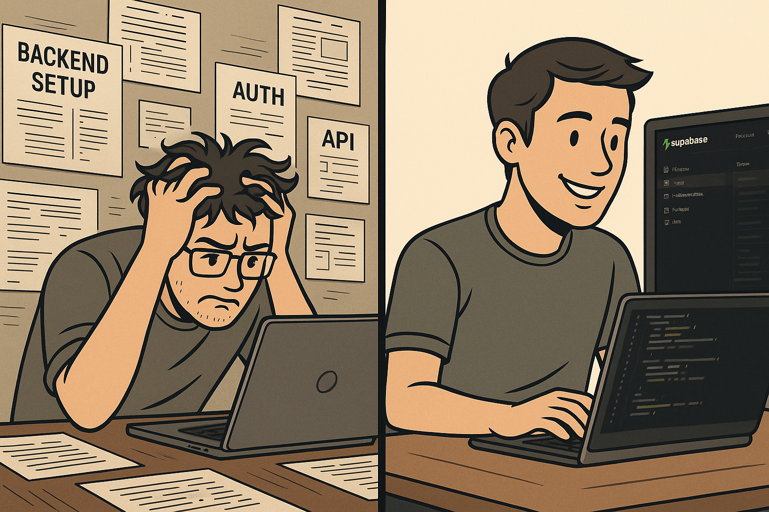 Ditch the Backend Headache: Launch Full-Stack React Apps with Supabase & AI in 15 Minutes